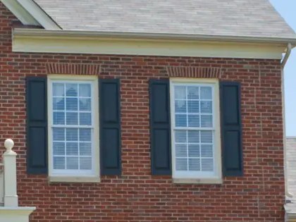 Eco-View 330 Series double-hung windows on a home