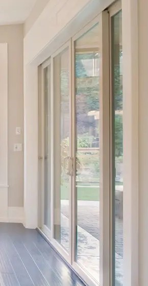 Earthwise sliding patio door in a Kansas City home